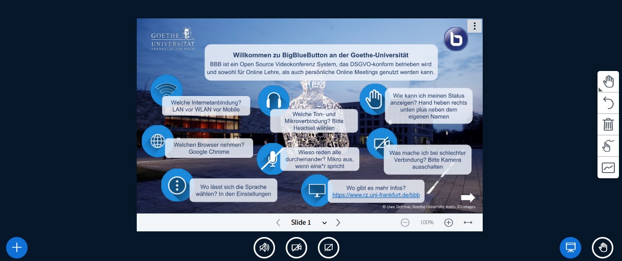 Bild Funktionen BigBlueButton