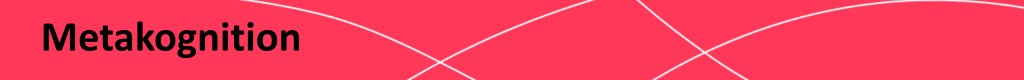 Überschrift "Metakognition"